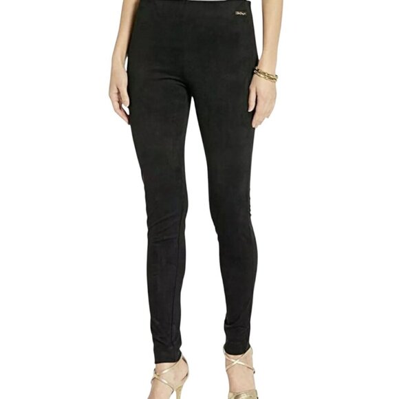Lilly Pulitzer Pants - Lilly Pulitzer Anika Black Faux Suede Leggings